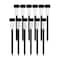 Flash Furniture Hartford Black LED Solar Lights, Weather Resistant Outdoor Solar Powered Lights, 12PK DN-SL104-12-BK-GG - alternate 1
